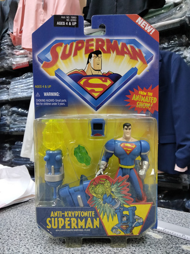 Dc Superman, Kenner, Anti-kryptonite, Serie Animada!!