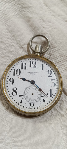 Antiguo Reloj Suizo De Bolsillo Orista Completo Para Reparar (Usado)