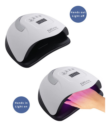 Lámpara De Terapia De Luz De Uñasnail Art Luz Led Lámpara Uv