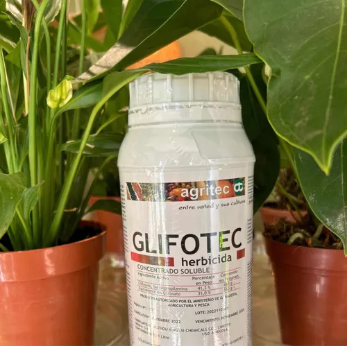 Herbicida Glifosato 1l - No Selectivo - Elimina Todo - Envío