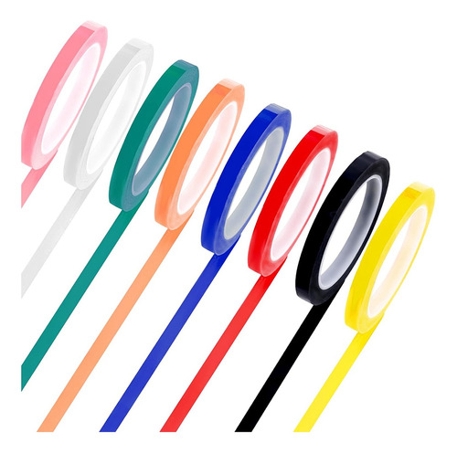 8 Rollos De Cinta Autoclave De Colores Para Instrumentos De