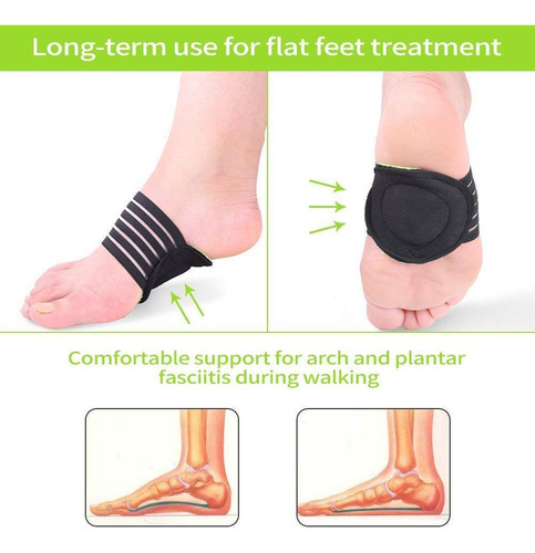 Arco Plantar Apoyo (2 Piezas) Arco Cojines Del Pie Para