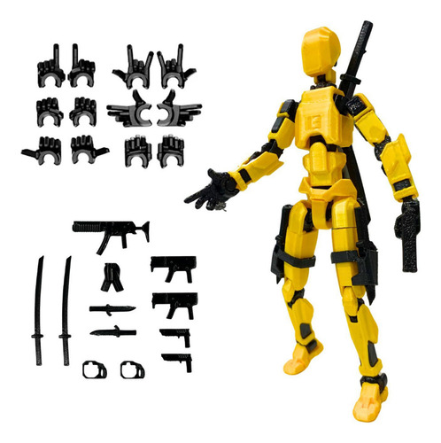 Ll Figura Acción Dummy13 Impresa En 3d 5.54 Pulgadas