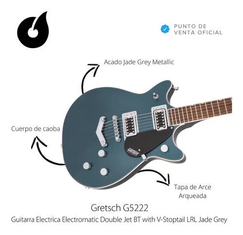 Guitarra Eléctrica Gretsch G5222 electromatic Gris Metálico