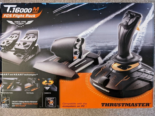 Flight Pack Joystick Kit Gamer T-16000 Fcs Thrumaster