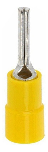 Terminal Pino Longo Amarelo Embalagem Com 100 Peças Magnet