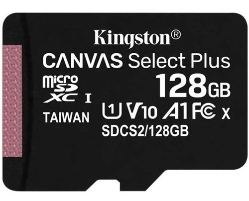 Memoria Micro Sd Kingston 128 Gb - Negro