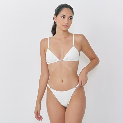 Bikini Mujer Brillo Budamaonline Crema M