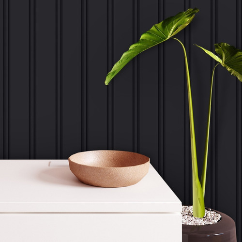 Papel Parede Painel Ripa Madeira Black Sala Quarto - 3m -r90