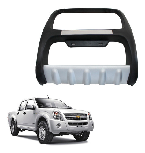 Defensa Frontal Poliuretano Negra Chevrolet Dmax 2006-2014