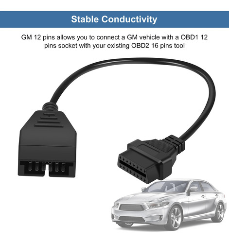 Para Gm Obd1 12 Pines A Obd2 16 Pines Herramienta De Diagnós