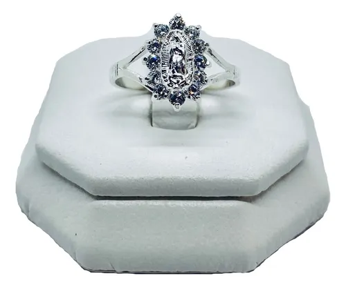 Anillos de plata con piedra blanca cheap