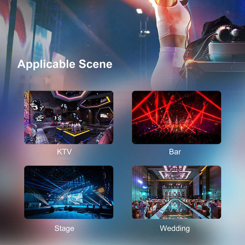 Lámpara De Escenario Strobe Mini Led Dj Ktv Disco Para Sala,
