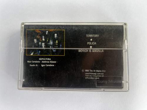 Sepultura - Territory - K7 Single Extremamente Raro (Usado)