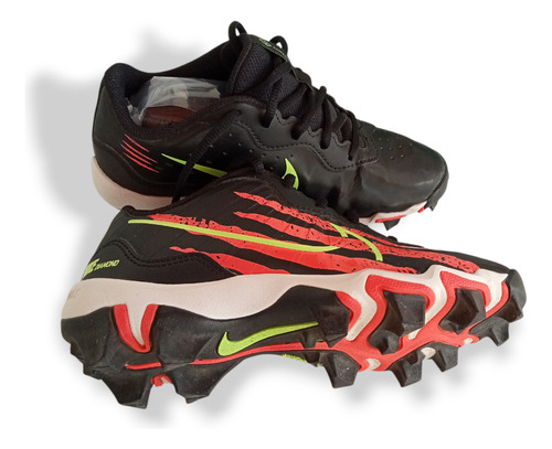 Spikes Beisbol Softbol Nike Alpha 4 Keystone Negro Naran #20 (Usado)