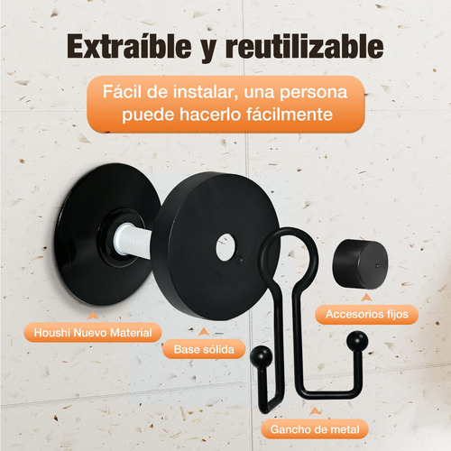 2ganchos Con Ventosa Para Toallas Y Abrigos De Baño.
