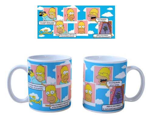 Mugs Tazas De Color De Los Simpsons Homero Personalizado