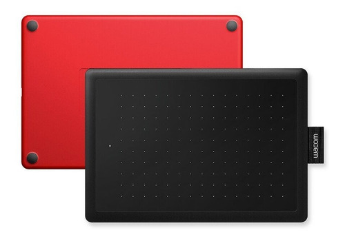 Imagen 2 de 5 de Tableta Grafica One By Wacom Medium Ctl672 Usb Negro/rojo