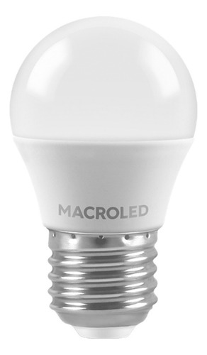 Lampara Led Gota E27 Blanco Frio/calido G45 6w Macroled 