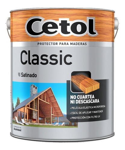 Cetol Classic Satinado 1l Protector Exterior Madera Pintumm