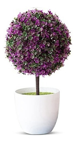 Imagen 4 de 6 de Arbolito Artificial Decorativo Planta Con Maceta Hogar Ofi