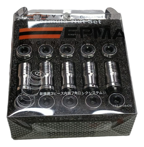 Set Tuercas De Seguridad Volks M12xp1.25 Negro Epman