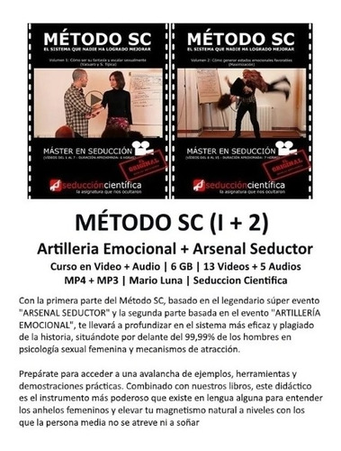 Imagen 2 de 3 de Método Sc I+2 Mario Luna Completos, Envío Por E-mail