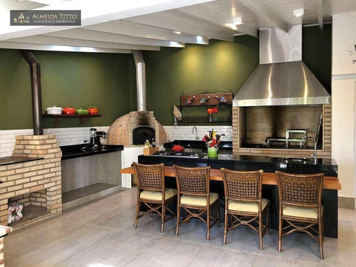 Excelente Casa À Venda No Recanto Impla, Carapicuíba. 4 Suítes, 4 Vagas, Gourmet E Piscina! - Ca1817
