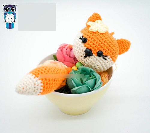 Patrones Zorros Llaveros Amigurumis Crochet Kawaii