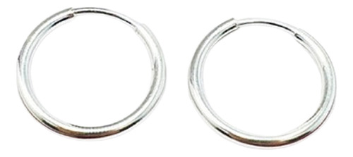 Aros Plata 925 15mm Cubanos Argollas Resistentes Garantia Jc