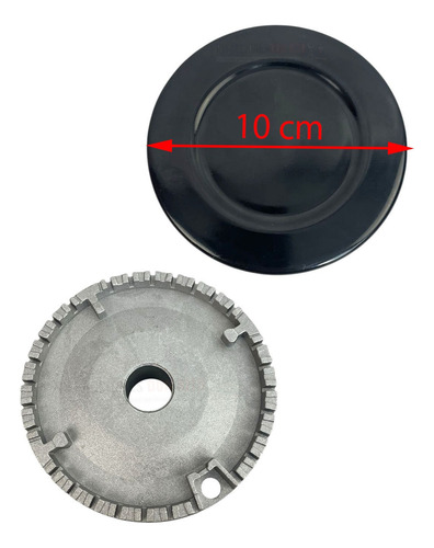Quemador Completo Estufa Empotrable Sirve Mabe 10cm