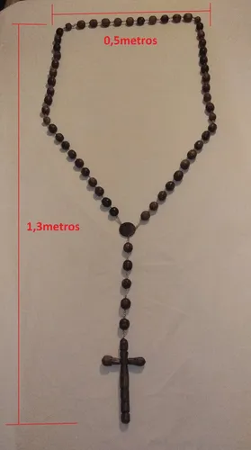Rosario De Madera Pulida