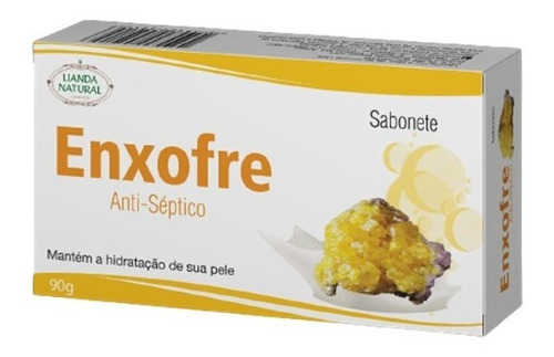  Sabonete Barra Enxofre Natural Acne Espinha Hidratação Org