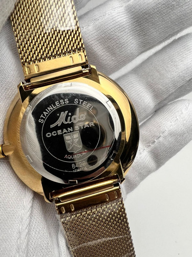 Reloj Caballero Mido Comander Colores Cuarzo Dorado/negro Dorado/negro Dorado/negro (Reacondicionado)