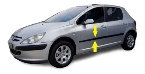 Moldura Peugeot 307 2001 / 2005 Puerta Delantera