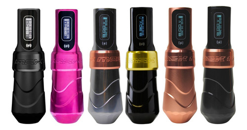Máquina Pen Inalámbrica Para Tatuar Profesional Tipo Fluxmax Color Rosa Chicle
