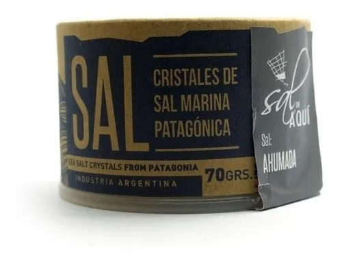 Sal De Aqui 70g Cristales De Sal Marina Ahumada