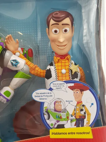 Amigos Interactivos Woody Y Buzz Juguetes Originales Figuras De