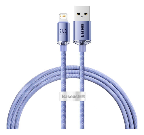 Cable Usb / Lightning / Baseus / 1 Metro Carga Rapida 2.4 A