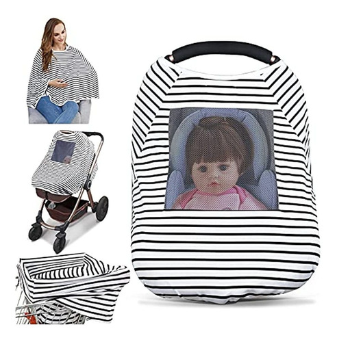 Funda De Lactancia Para Bebe Y Poncho De Lactancia - Funda 