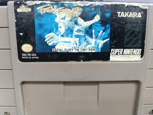 Fatal Fury Para Supernes Original Físico (Usado)