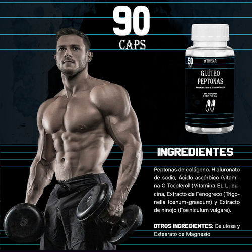 Dúo Peptonas Athena + Creatina Inmortal 90 Cap/1kg 200 Serv. Sin Sabor - Uva