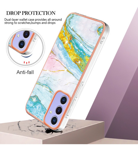 Compatible Funda De Tpu De Mármol For Samsung Galaxy A16 5g For Samsu