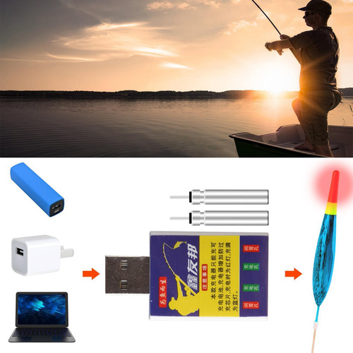 Batería De Flotador De Cr425 Cargador Usb Electrónico Recarg