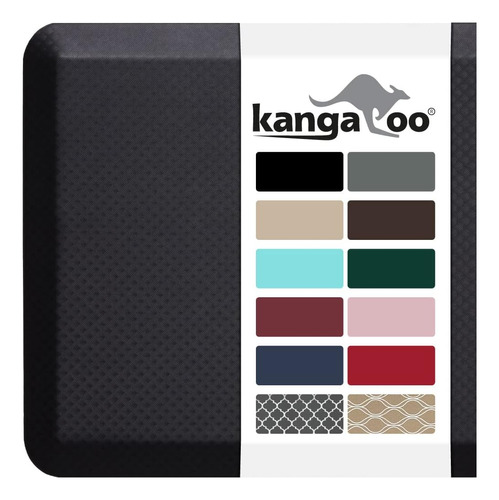 Alfombra Antifatiga Kangaroo 178 X 61 Cm. Negro