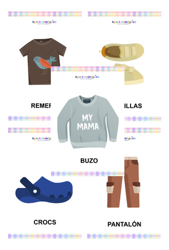 Pictogramas Partes Del Cuerpo Y Tipos De Ropa 88 Uni En Pdf
