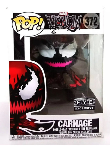 Funko Pop Venom Carnage 372 Exclusivo Fye