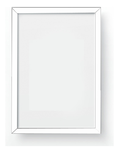 Kit Moldura Quadro 10x10 Com Vidro Decoração Parede Cor Branco