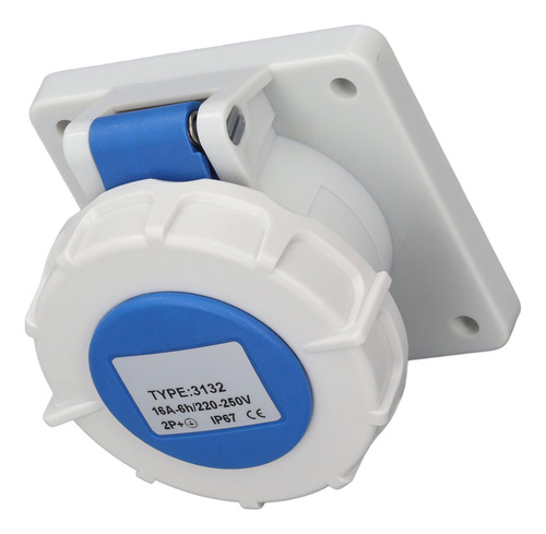 Toma De Corriente Industrial A Prueba De Agua, Enchufe Ip67
