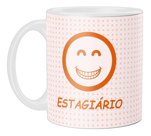 Caneca Personalizada Estagiário - Profissões Cerâmica 325ml